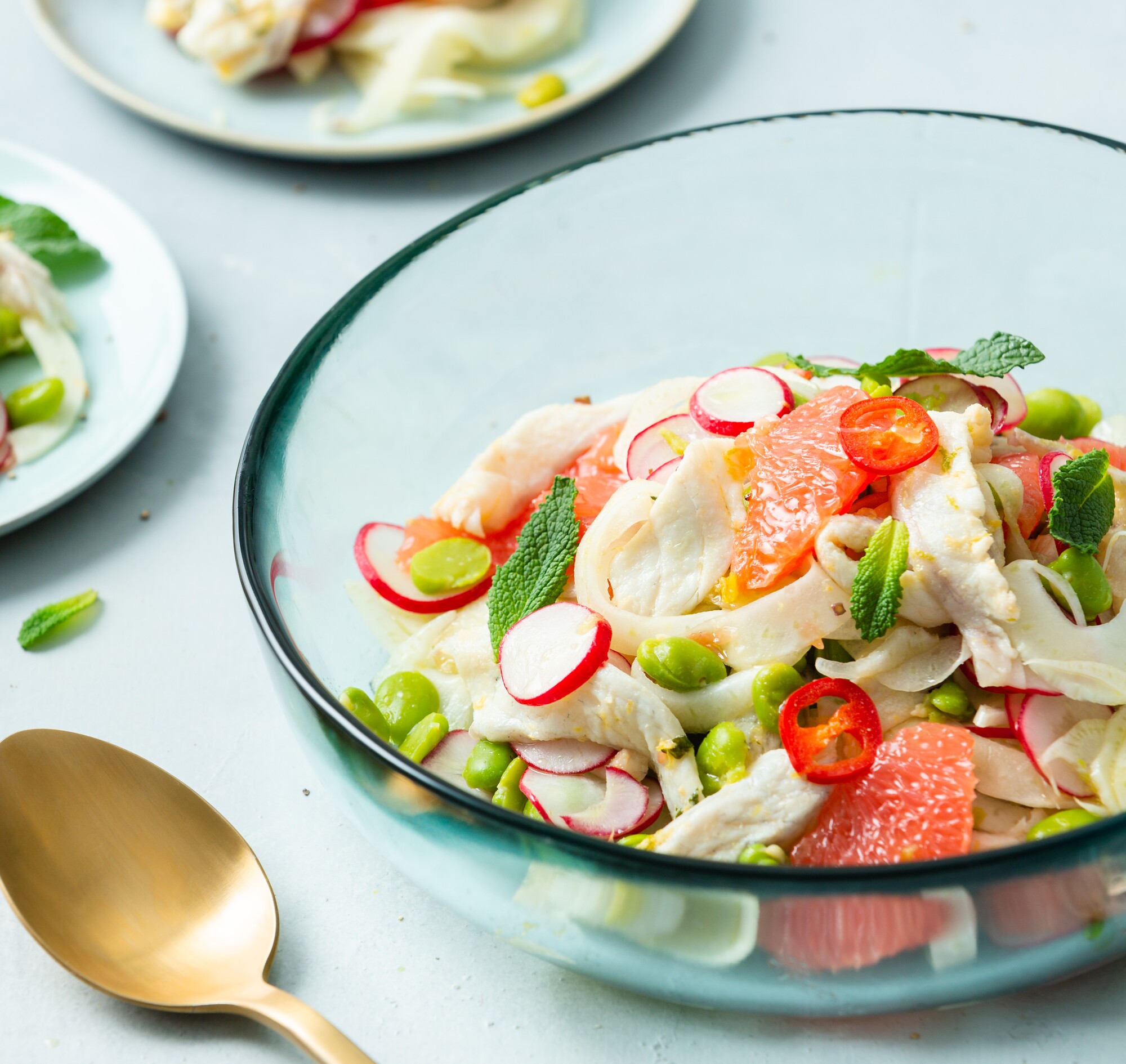 Ceviche van zeebaars met venkel en grapefruit recept 24Kitchen